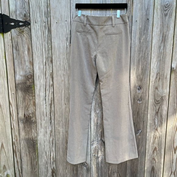 AB STUDIO Townsend Lined Taupe Slight Flare Work Pants size 2 NWT - Picture 10 of 10